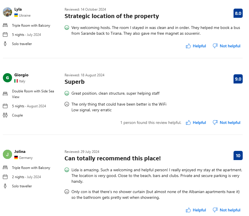 Booking Review