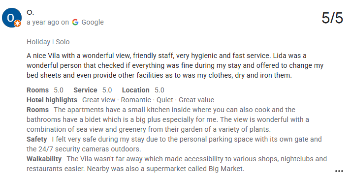 Google Review 1